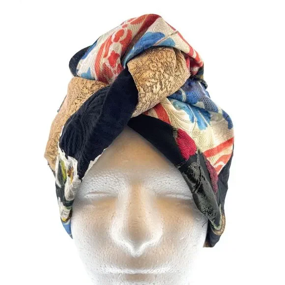 Dolce & Gabbana Multicolor Floral Headscarf - Picture 2 of 3
